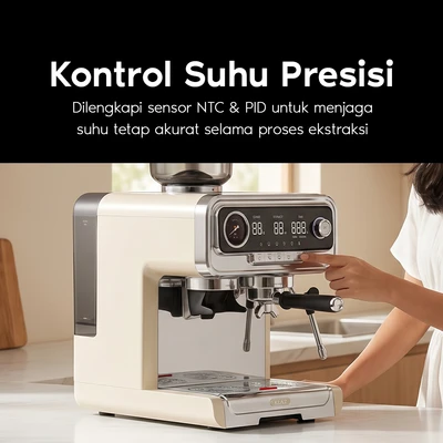 Gambar Klaz Verona Coffee Maker Espresso 2.8 Liter - Putih