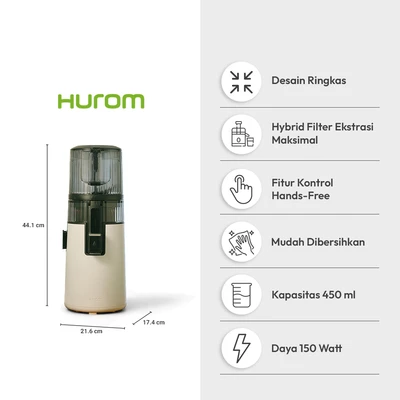Gambar Hurom Slow Juicer H410/H70St-Bes02Be -  Krem