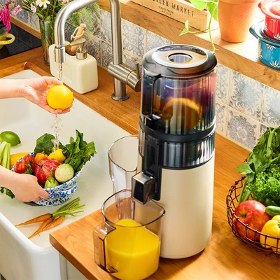 Gambar Hurom Slow Juicer H410/H70St-Bes02Be -  Krem