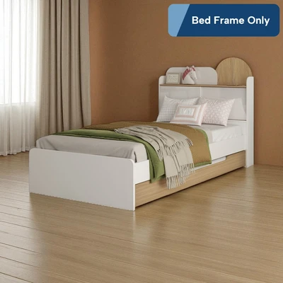 Gambar Informa 120x200 cm Biel Deux Tempat Tidur Sorong Anak - Putih Oak
