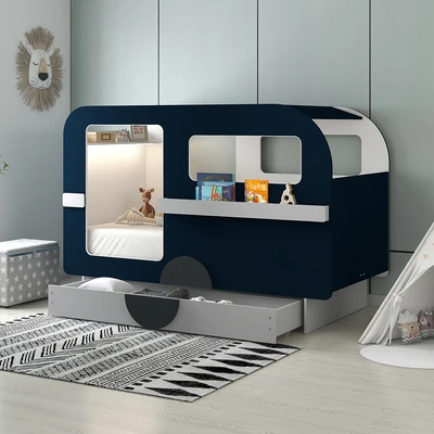 Gambar Informa Martin Caravan Tempat Tidur Anak - Biru