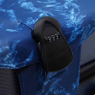 Gambar Passport Sarung Koper Sea Breeze Ukuran L - Biru