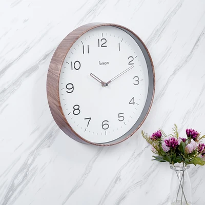 Gambar Forhom Orestad Jam Dinding Wooden 30 cm - Cokelat
