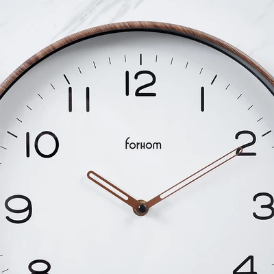 Gambar Forhom Orestad Jam Dinding Wooden 30 cm - Cokelat
