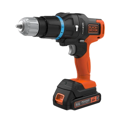 Gambar Black & Decker Evo Bor Cordless - Hitam/Oranye