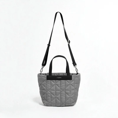 Gambar Ilook Tas Selempang Puffy Graphic Quilted - Abu-Abu