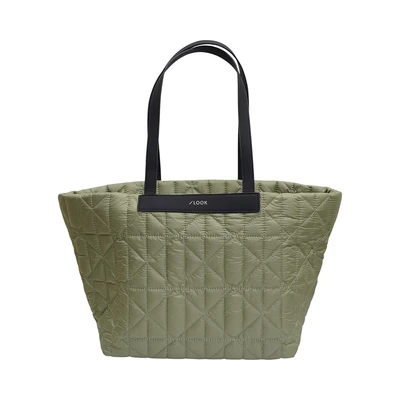 Gambar Ilook Tas Bahu Puffy Graphic Quilted - Hijau