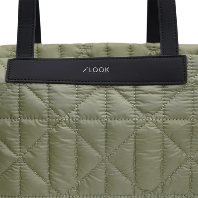 Gambar Ilook Tas Bahu Puffy Graphic Quilted - Hijau