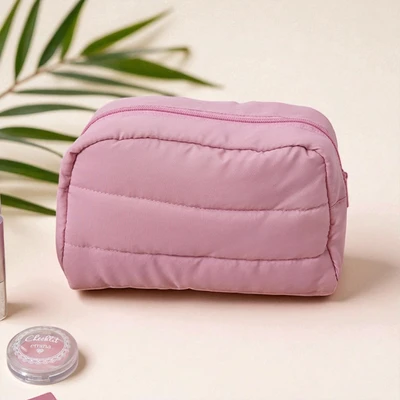 Gambar Ataru Ukuran L Pouch Puffy - Pink Dusty