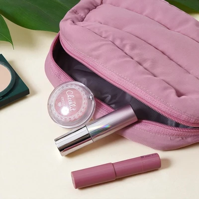 Gambar Ataru Ukuran L Pouch Puffy - Pink Dusty