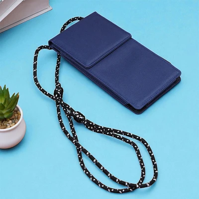 Gambar Ataru Tas Selempang Handphone Basic - Biru Navy