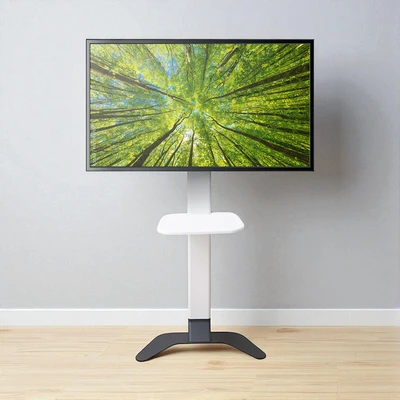 Gambar Krisbow Bracket TV Standing Super Slim 37-86 Inch - Putih/Hitam