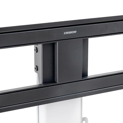 Gambar Krisbow Bracket TV Standing Super Slim 37-86 Inch - Putih/Hitam