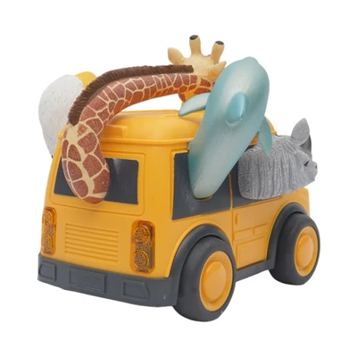 Gambar Cruzer City Action Friction School Bus Jungle - Mix