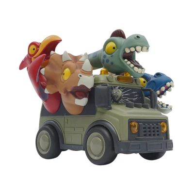 Gambar Cruzer City Action Friction School Bus Dinosaur - Mix