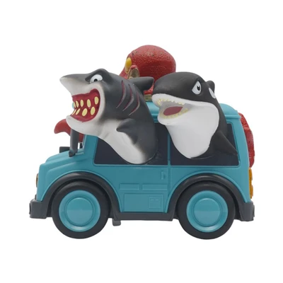 Gambar Cruzer City Action Friction School Bus Ocean - Mix