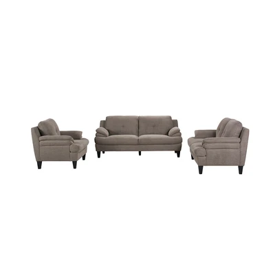 Gambar Informa Jackson Set Sofa Fabric - Cokelat Muda