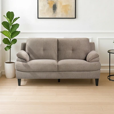 Gambar Informa Jackson Sofa Fabric 2 Seater - Cokelat Muda