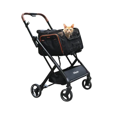 Gambar Ibiyaya Jetpaw Stroller Hewan 3 In 1 - Hitam