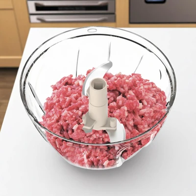 Gambar Culinart Press Chopper 400 ml - Krem Beige