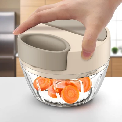 Gambar Culinart Pull Chopper 400 ml - Krem Beige