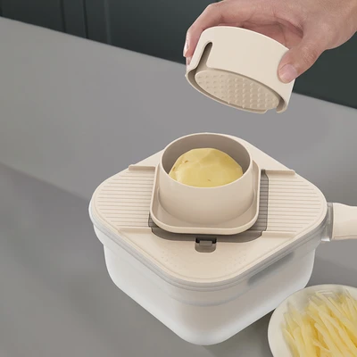 Gambar Culinart Alat Pengiris Dengan Wadah 1.8 Liter - Krem Beige