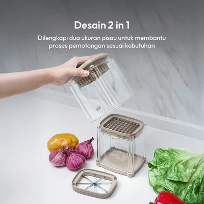 Gambar Culinart Chopper Box 26 cm - Krem Beige
