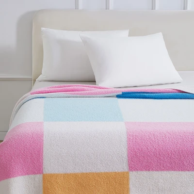 Gambar Informa 150x200 cm Selimut Polyester Velvet Square - Pink