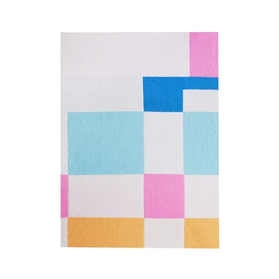 Gambar Informa 150x200 cm Selimut Polyester Velvet Square - Pink