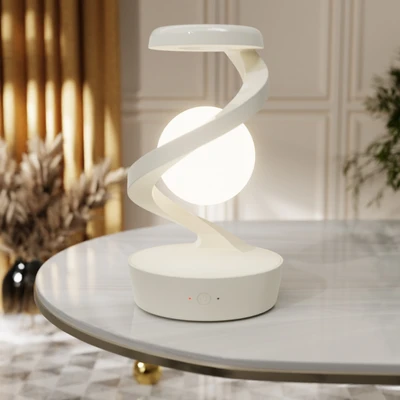 Gambar Eglare Lampu Meja LED Levitating Ball 3 Watt - Putih