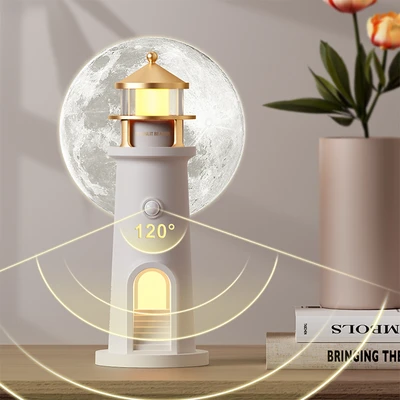 Gambar Eglare Lampu Meja LED 5 Watt Lighthouse - Putih