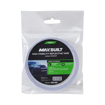 Gambar Maxbuilt 5 mtr Lakban Reflektif Honeycomb - Putih