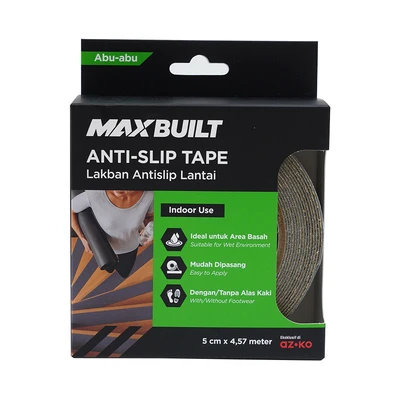 Gambar Maxbuilt 4.57 mtr Lakban Anti Slip - Abu-abu