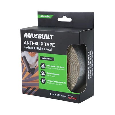 Gambar Maxbuilt 4.57 mtr Lakban Anti Slip - Abu-abu