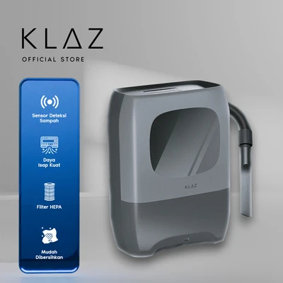 Gambar Klaz Tempat Sampah Vacuum Dengan Sensor Otomatis - Abu-Abu