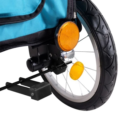 Gambar Ibiyaya Happy Jogging Stroller Hewan - Biru