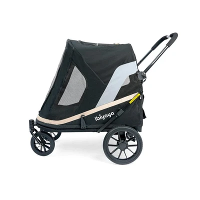 Gambar Ibiyaya Grand Cruiser Stroller Hewan - Hitam