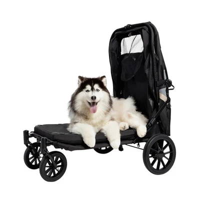 Gambar Ibiyaya Grand Cruiser Stroller Hewan - Hitam