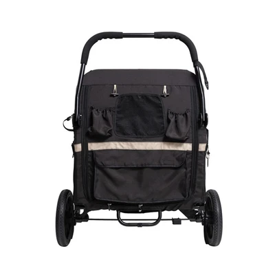 Gambar Ibiyaya Grand Cruiser Stroller Hewan - Hitam