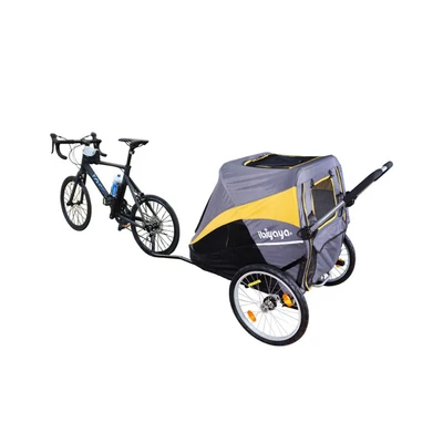 Gambar Ibiyaya Part Bike Tow Bar Stroller Hewan - Hitam