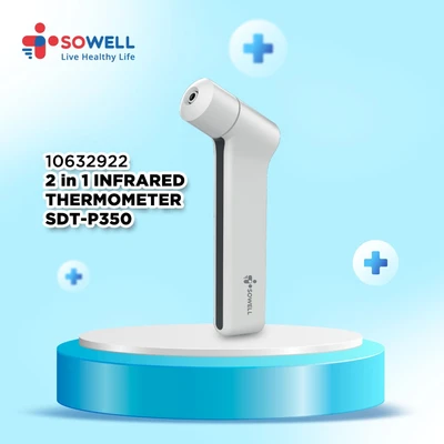 Gambar Sowell Termometer Infrared Tubuh 2 In 1 - Putih/Abu-Abu