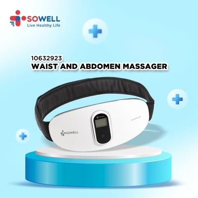 Gambar Sowell Belt Alat Pijat Pinggang & Perut Sms-P210 - Putih