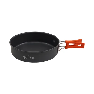 Gambar Soleil Set 5 Pcs Alat Masak Camping Nesting Aluminium - Hitam