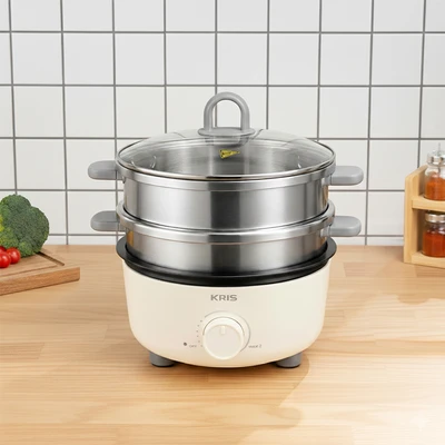 Gambar Kris Multi Cooker Stainless Steel 2.5 Liter - Putih