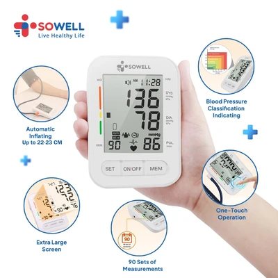 Gambar Sowell Monitor Pengukur Tekanan Darah Sdp-P180 - Putih