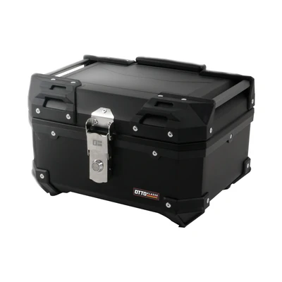 Gambar Otto Klasse 23 Ltr Box Motor Square Plastik PP Dengan Handle Aluminium - Hitam