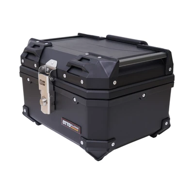 Gambar Otto Klasse 23 Ltr Box Motor Square Plastik PP Dengan Handle Aluminium - Hitam