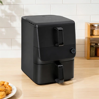 Gambar Klaz Aero Air Fryer Dual Zone 10 Liter 1250 watt - Hitam