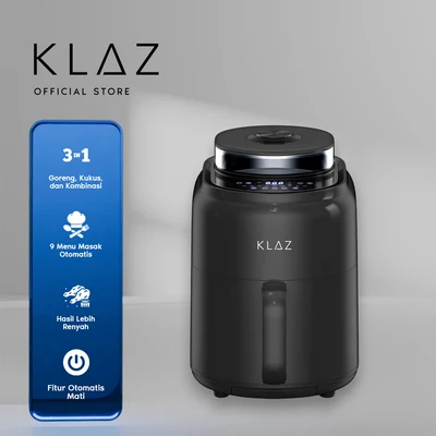 Gambar Klaz Air Fryer Digital dengan Steam 4.5 Liter 1000 watt - Hitam