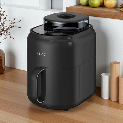 Gambar Klaz Air Fryer Digital dengan Steam 4.5 Liter 1000 watt - Hitam